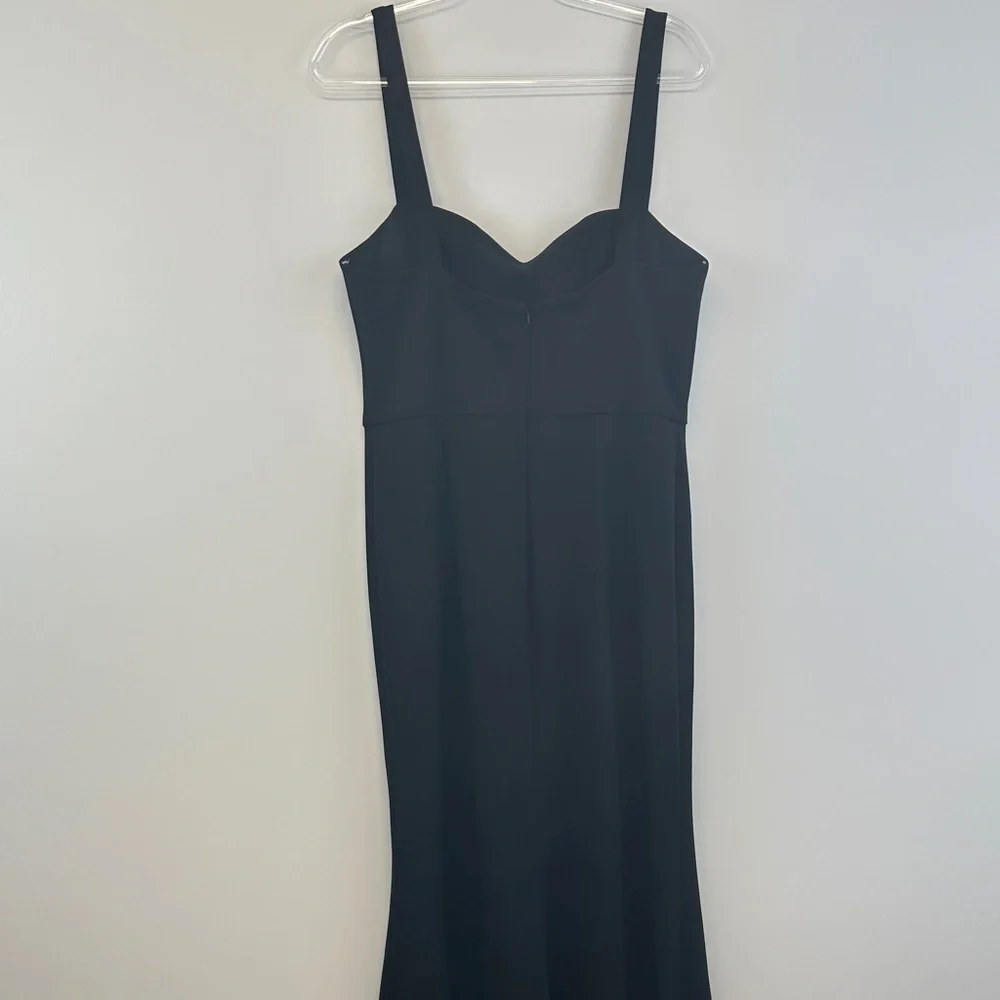 Jenny Yoo Jenner Crepe Square Neck Fit Flare Formal Evening Dress 18
